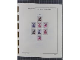 1945/90, ungebrauchte und postfrische Sammlung, oftmals komplett, dabei Bund/Berlin und DDR, DDR mit guten Dienstmarken inkl.