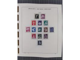 1945/90, ungebrauchte und postfrische Sammlung, oftmals komplett, dabei Bund/Berlin und DDR, DDR mit guten Dienstmarken inkl.