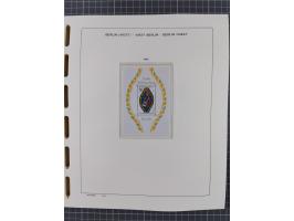 1945/90, ungebrauchte und postfrische Sammlung, oftmals komplett, dabei Bund/Berlin und DDR, DDR mit guten Dienstmarken inkl.