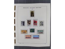 1945/90, ungebrauchte und postfrische Sammlung, oftmals komplett, dabei Bund/Berlin und DDR, DDR mit guten Dienstmarken inkl.