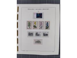 1945/90, ungebrauchte und postfrische Sammlung, oftmals komplett, dabei Bund/Berlin und DDR, DDR mit guten Dienstmarken inkl.