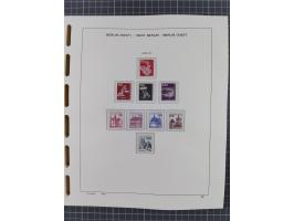 1945/90, ungebrauchte und postfrische Sammlung, oftmals komplett, dabei Bund/Berlin und DDR, DDR mit guten Dienstmarken inkl.