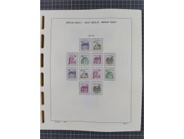 1945/90, ungebrauchte und postfrische Sammlung, oftmals komplett, dabei Bund/Berlin und DDR, DDR mit guten Dienstmarken inkl.