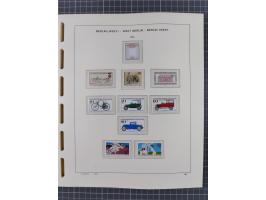 1945/90, ungebrauchte und postfrische Sammlung, oftmals komplett, dabei Bund/Berlin und DDR, DDR mit guten Dienstmarken inkl.