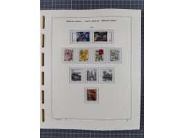 1945/90, ungebrauchte und postfrische Sammlung, oftmals komplett, dabei Bund/Berlin und DDR, DDR mit guten Dienstmarken inkl.