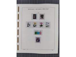 1945/90, ungebrauchte und postfrische Sammlung, oftmals komplett, dabei Bund/Berlin und DDR, DDR mit guten Dienstmarken inkl.