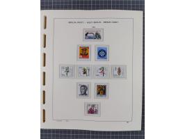 1945/90, ungebrauchte und postfrische Sammlung, oftmals komplett, dabei Bund/Berlin und DDR, DDR mit guten Dienstmarken inkl.