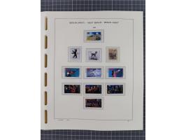 1945/90, ungebrauchte und postfrische Sammlung, oftmals komplett, dabei Bund/Berlin und DDR, DDR mit guten Dienstmarken inkl.