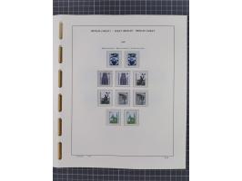 1945/90, ungebrauchte und postfrische Sammlung, oftmals komplett, dabei Bund/Berlin und DDR, DDR mit guten Dienstmarken inkl.