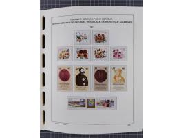 1945/90, ungebrauchte und postfrische Sammlung, oftmals komplett, dabei Bund/Berlin und DDR, DDR mit guten Dienstmarken inkl.