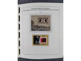 1945/90, ungebrauchte und postfrische Sammlung, oftmals komplett, dabei Bund/Berlin und DDR, DDR mit guten Dienstmarken inkl.