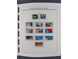 1945/90, ungebrauchte und postfrische Sammlung, oftmals komplett, dabei Bund/Berlin und DDR, DDR mit guten Dienstmarken inkl.