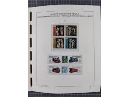 1945/90, ungebrauchte und postfrische Sammlung, oftmals komplett, dabei Bund/Berlin und DDR, DDR mit guten Dienstmarken inkl.
