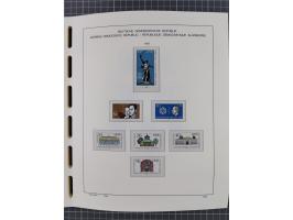 1945/90, ungebrauchte und postfrische Sammlung, oftmals komplett, dabei Bund/Berlin und DDR, DDR mit guten Dienstmarken inkl.