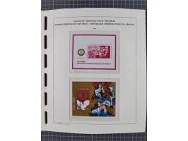 1945/90, ungebrauchte und postfrische Sammlung, oftmals komplett, dabei Bund/Berlin und DDR, DDR mit guten Dienstmarken inkl.