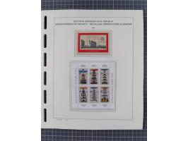 1945/90, ungebrauchte und postfrische Sammlung, oftmals komplett, dabei Bund/Berlin und DDR, DDR mit guten Dienstmarken inkl.