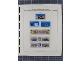 1945/90, ungebrauchte und postfrische Sammlung, oftmals komplett, dabei Bund/Berlin und DDR, DDR mit guten Dienstmarken inkl.