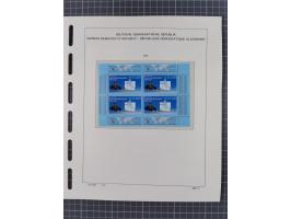 1945/90, ungebrauchte und postfrische Sammlung, oftmals komplett, dabei Bund/Berlin und DDR, DDR mit guten Dienstmarken inkl.