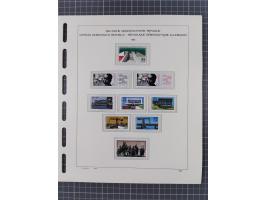 1945/90, ungebrauchte und postfrische Sammlung, oftmals komplett, dabei Bund/Berlin und DDR, DDR mit guten Dienstmarken inkl.