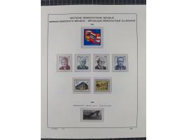 1945/90, ungebrauchte und postfrische Sammlung, oftmals komplett, dabei Bund/Berlin und DDR, DDR mit guten Dienstmarken inkl.