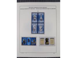 1945/90, ungebrauchte und postfrische Sammlung, oftmals komplett, dabei Bund/Berlin und DDR, DDR mit guten Dienstmarken inkl.