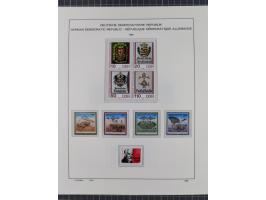 1945/90, ungebrauchte und postfrische Sammlung, oftmals komplett, dabei Bund/Berlin und DDR, DDR mit guten Dienstmarken inkl.