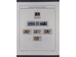 1945/90, ungebrauchte und postfrische Sammlung, oftmals komplett, dabei Bund/Berlin und DDR, DDR mit guten Dienstmarken inkl.
