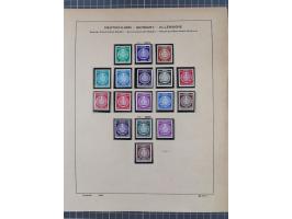 1945/90, ungebrauchte und postfrische Sammlung, oftmals komplett, dabei Bund/Berlin und DDR, DDR mit guten Dienstmarken inkl.