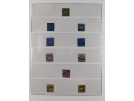 1852/67, gestempelte Sammlung mit 2 Briefen, dabei tadellose Mi. 1 (Befund Berger BPP), desweiteren Mi. 9 und 10a (je Fotoatt