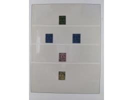 1852/67, gestempelte Sammlung mit 2 Briefen, dabei tadellose Mi. 1 (Befund Berger BPP), desweiteren Mi. 9 und 10a (je Fotoatt