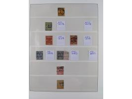 1852/67, gestempelte Sammlung mit 2 Briefen, dabei tadellose Mi. 1 (Befund Berger BPP), desweiteren Mi. 9 und 10a (je Fotoatt