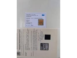 1852/67, gestempelte Sammlung mit 2 Briefen, dabei tadellose Mi. 1 (Befund Berger BPP), desweiteren Mi. 9 und 10a (je Fotoatt