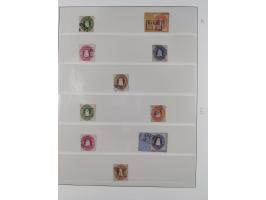 1852/67, gestempelte Sammlung mit 2 Briefen, dabei tadellose Mi. 1 (Befund Berger BPP), desweiteren Mi. 9 und 10a (je Fotoatt