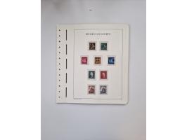 1872/1945, ungebrauchte und postfrische Sammlung, beginnend mit interessantem Teil Brustschilde, danach u.a. Mi.-Nr. 35a unge