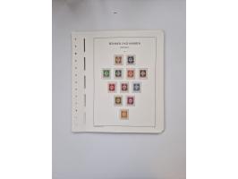 1872/1945, ungebrauchte und postfrische Sammlung, beginnend mit interessantem Teil Brustschilde, danach u.a. Mi.-Nr. 35a unge