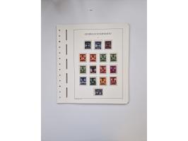 1872/1945, ungebrauchte und postfrische Sammlung, beginnend mit interessantem Teil Brustschilde, danach u.a. Mi.-Nr. 35a unge