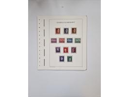 1872/1945, ungebrauchte und postfrische Sammlung, beginnend mit interessantem Teil Brustschilde, danach u.a. Mi.-Nr. 35a unge