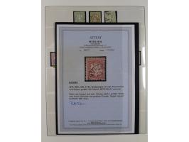 1849/1920, meist gestempelte Sammlung, ab Mi.-Nr. 1Ia mit Schnittlinien, 3II voll- bis breitrandig, 4I, 13a/b, 21a, 21c, 26X,