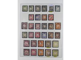 1849/1920, meist gestempelte Sammlung, ab Mi.-Nr. 1Ia mit Schnittlinien, 3II voll- bis breitrandig, 4I, 13a/b, 21a, 21c, 26X,