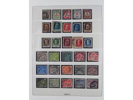 1849/1920, meist gestempelte Sammlung, ab Mi.-Nr. 1Ia mit Schnittlinien, 3II voll- bis breitrandig, 4I, 13a/b, 21a, 21c, 26X,