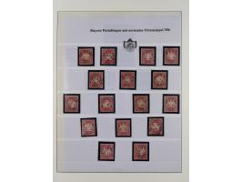1849/1920, meist gestempelte Sammlung, ab Mi.-Nr. 1Ia mit Schnittlinien, 3II voll- bis breitrandig, 4I, 13a/b, 21a, 21c, 26X,