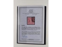 1849/1920, meist gestempelte Sammlung, ab Mi.-Nr. 1Ia mit Schnittlinien, 3II voll- bis breitrandig, 4I, 13a/b, 21a, 21c, 26X,