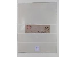 1856/67, gestempelte Sammlung mit 2 Briefen, dabei Schwerin Mi.4 (Attest Berger BPP), 6b (Befund Berger BPP) und Strelitz 1a,