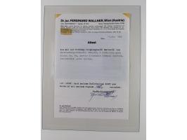 1856/67, gestempelte Sammlung mit 2 Briefen, dabei Schwerin Mi.4 (Attest Berger BPP), 6b (Befund Berger BPP) und Strelitz 1a,