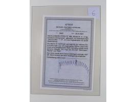 1856/67, gestempelte Sammlung mit 2 Briefen, dabei Schwerin Mi.4 (Attest Berger BPP), 6b (Befund Berger BPP) und Strelitz 1a,