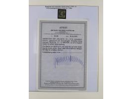 1859/64, meist gestempelte Sammlung und 6 Briefe/Ganzsachen, dabei u.a. Mi.-Nr. 8b, 18, 17y, etc., einige Dubletten, etc., te