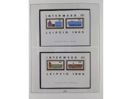 1948/2001, vorwiegend postfrische Sammlung, dabei Bund, Berlin und DDR in den Hauptnummern augenscheinlich komplett, außerdem