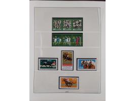 1948/2001, vorwiegend postfrische Sammlung, dabei Bund, Berlin und DDR in den Hauptnummern augenscheinlich komplett, außerdem