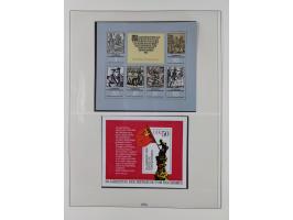 1948/2001, vorwiegend postfrische Sammlung, dabei Bund, Berlin und DDR in den Hauptnummern augenscheinlich komplett, außerdem