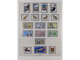 1948/2001, vorwiegend postfrische Sammlung, dabei Bund, Berlin und DDR in den Hauptnummern augenscheinlich komplett, außerdem